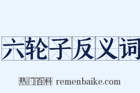 六轮子反义词是什么意思的图片